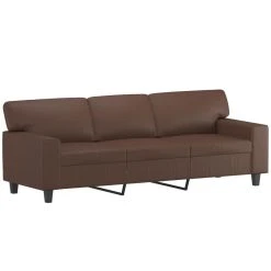 VidaXL Ensemble Canapés 2 Pcs Oreillers Et Coussins Marron Similicuir -Vente-unique shop vidaxl ensemble canapes 2 pcs oreillers et coussins marron similicuir 13741608 37952978 1140x1140