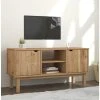 VidaXL Meuble TV OTTA 113,5x43x57 Cm Bois De Pin Massif -Vente-unique shop vidaxl meuble tv 1135x43x57 cm bois de pin massif 13506368 36997182 1140x1140