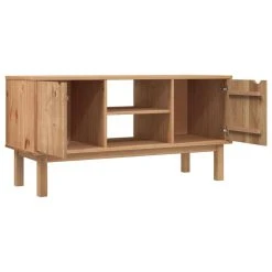 VidaXL Meuble TV OTTA 113,5x43x57 Cm Bois De Pin Massif -Vente-unique shop vidaxl meuble tv 1135x43x57 cm bois de pin massif 13506368 36997188 1140x1140