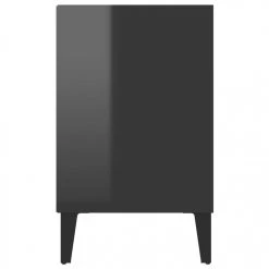 VidaXL Meuble TV Avec Pieds En Métal Noir Brillant 103,5x30x50 Cm -Vente-unique shop vidaxl meuble tv avec pieds en metal noir brillant 1035x30x50 cm 11450464 29889308 1140x1140