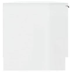 VidaXL Meuble TV Blanc Brillant 102x35x36,5 Cm Bois D'ingénierie -Vente-unique shop vidaxl meuble tv blanc brillant 102x35x365 cm bois dingenierie 12943906 35049744 1140x1140