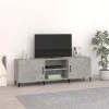 VidaXL Meuble TV Gris Béton 150x30x50 Cm Bois D'ingénierie -Vente-unique shop vidaxl meuble tv gris beton 150x30x50 cm bois dingenierie 13592788 37321858 1140x1140