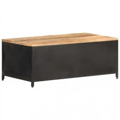 VidaXL Table Basse 90x50x37 Cm Bois Massif De Manguier Brut -Vente-unique shop vidaxl table basse 90x50x37 cm bois massif de manguier brut 10604780 27585532 1140x1140