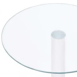 VidaXL Table Basse Transparent 40 Cm Verre Trempé -Vente-unique shop vidaxl table basse transparent 40 cm verre trempe 10606210 27592032 1140x1140