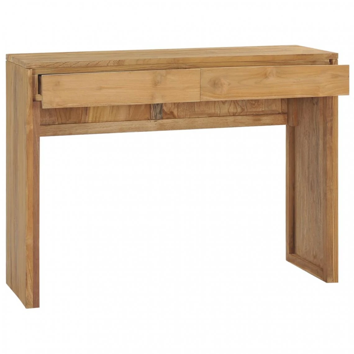 VidaXL Table Console 100x35x75 Cm Bois De Teck Massif 4 VidaXL Table Console 100x35x75 Cm Bois De Teck Massif – Image 2