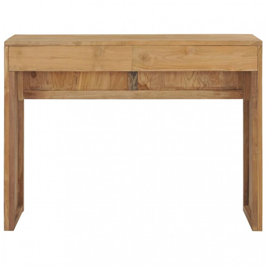 VidaXL Table Console 100x35x75 Cm Bois De Teck Massif 5 VidaXL Table Console 100x35x75 Cm Bois De Teck Massif – Image 3