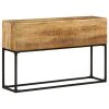 VidaXL Table Console 120x30x75 Cm Bois De Manguier Brut -Vente-unique shop vidaxl table console 120x30x75 cm bois de manguier brut 12919122 34950146 1140x1140