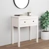 VidaXL Table Console Blanc 70x35x75 Cm Bois Massif De Pin -Vente-unique shop vidaxl table console blanc 70x35x75 cm bois massif de pin 14120350 39351260 1140x1140