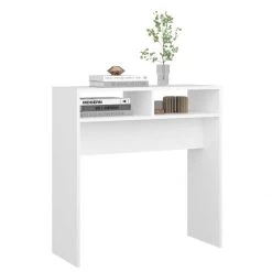 VidaXL Table Console Blanc 78x30x80 Cm Aggloméré -Vente-unique shop vidaxl table console blanc 78x30x80 cm agglomere 11633048 30601512 1140x1140