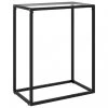 VidaXL Table Console Transparent 60x35x75 Cm Verre Trempé -Vente-unique shop vidaxl table console transparent 60x35x75 cm verre trempe 10605218 27587598 1140x1140