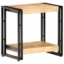 VidaXL Table D'appoint 40x30x40 Cm Bois De Manguier Brut