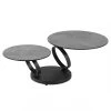 Altobuy VIKLI - Table Basse Ronde Plateaux Verre Effet Céramique Grisé -Vente-unique shop vikli table basse ronde plateaux verre effet ceramique grise 10104048 25976052 1140x1140