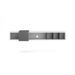 VIVALDI Meuble TV - RONDA - 150 Cm - Blanc Mat / Gris Anthracite 8 VIVALDI Meuble TV - RONDA - 150 Cm - Blanc Mat / Gris Anthracite -Vente-unique shop vivaldi console murale ronda 150 cm blanc mat anthracite mat style moderne 10964452 28641040 1140x1140