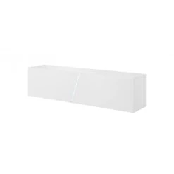 VIVALDI Meuble TV - SLANT - 160 Cm - Blanc Mat / Blanc Brillant Avec L... -Vente-unique shop vivaldi meuble tv slant 160 cm blanc mat blanc brillant avec led style moderne 12332390 32912904 1140x1140