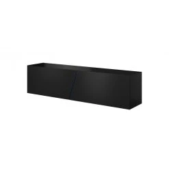 VIVALDI Meuble TV - SLANT - 160 Cm - Noir Mat / Noir Brillant Avec LED... -Vente-unique shop vivaldi meuble tv slant 160 cm noir mat noir brillant avec led style moderne 12332722 32914286 1140x1140