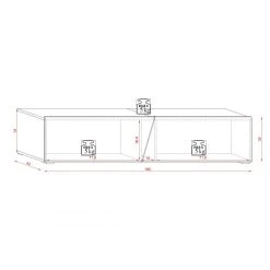 VIVALDI Meuble TV - SLANT - 160 Cm - Noir Mat / Noir Brillant Avec LED... -Vente-unique shop vivaldi meuble tv slant 160 cm noir mat noir brillant avec led style moderne 12332722 32914288 1140x1140