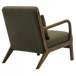 Moloo ZACK - Fauteuil Lounge Avec Coussin Bouclette Army Et Bois Teinté Noy... -Vente-unique shop zack fauteuil lounge avec coussin bouclette army et bois teinte noyer 13725032 37872438 1140x1140