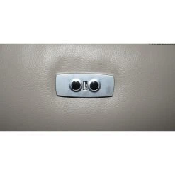 La Maison Du Canapé Canapé Relaxation électrique 3 Places En Cuir COCOON - Taupe -Vente-unique shop zoom boutons cocoon cuir beige taupe